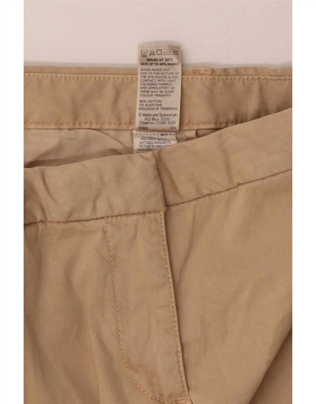 Spodnie Chino Marks & Spencer Damskie UK 12 Medium W30 L29 Beżowe