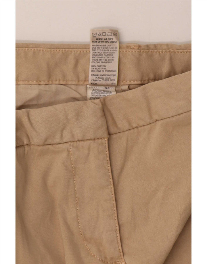 Spodnie Chino Marks & Spencer Damskie UK 12 Medium W30 L29 Beżowe