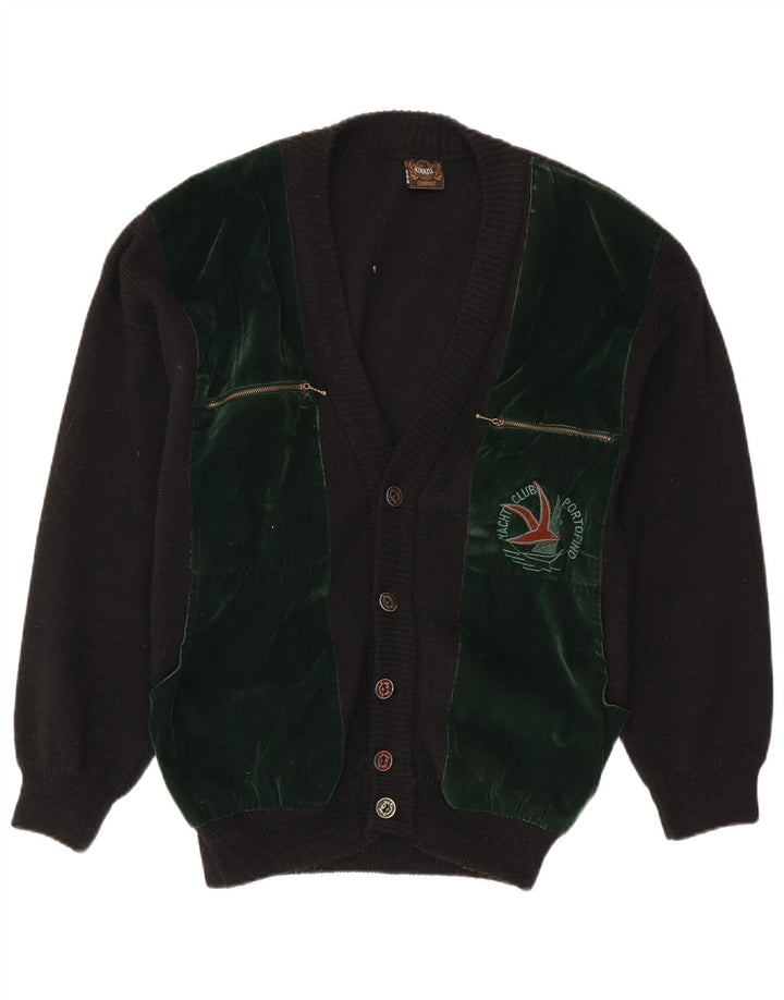 Męski sweter rozpinany YACHTING CLUB w kolorze średniej czerni