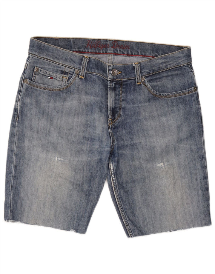 Damskie spodenki jeansowe Tommy Hilfiger W34, duże, niebieskie