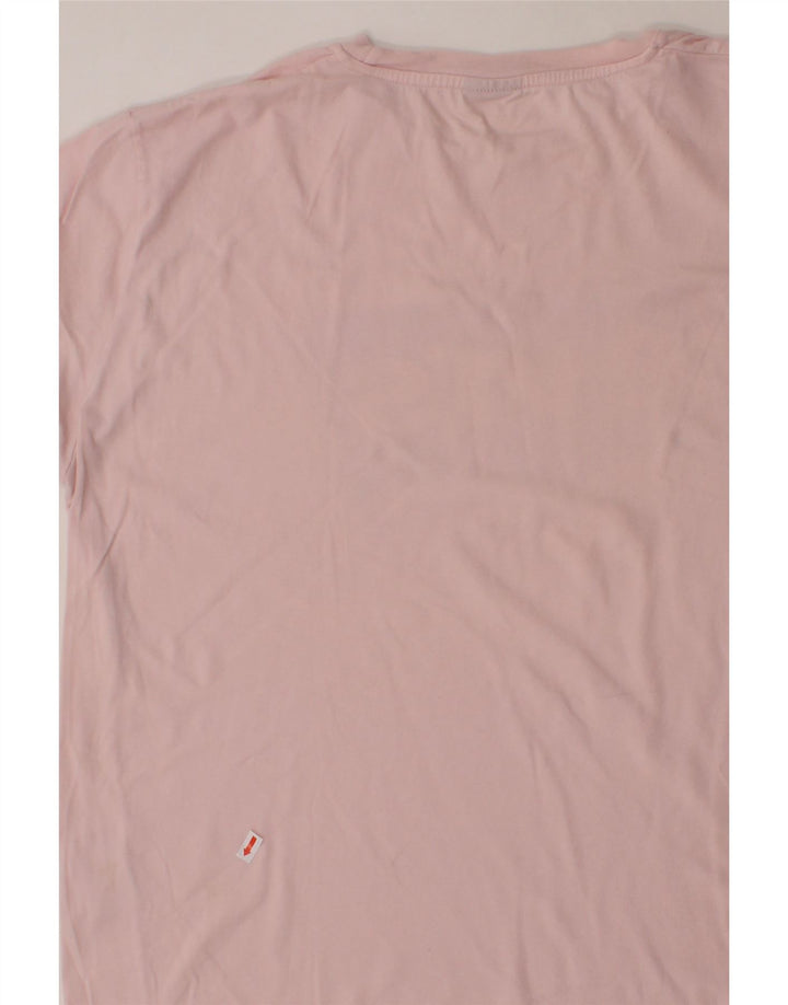 LEVI'S Mens Graphic T-Shirt Top Large Pink Cotton Vintage Levi's and Second-Hand Levi's from Messina Hembry 