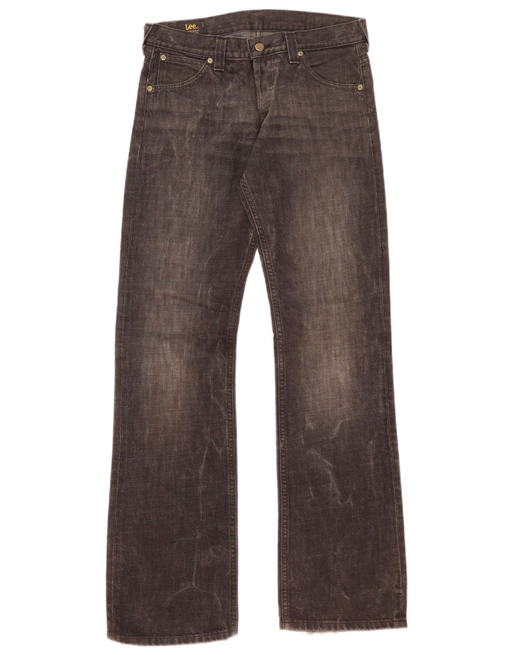 Męskie jeansy Bootcut Lee W30 L34, czarne, bawełniane