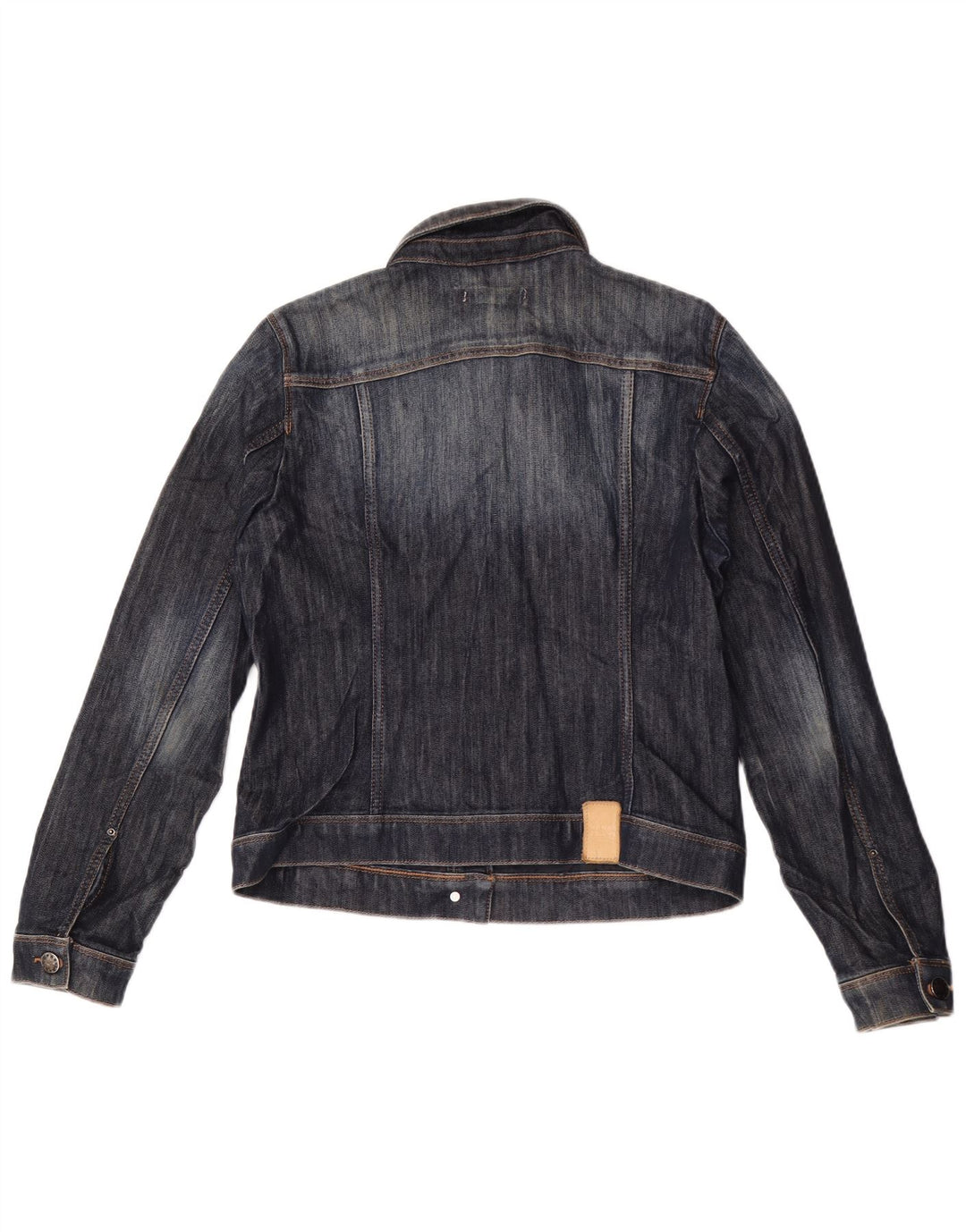Damska kurtka dżinsowa ZARA Crop UK 18 XL granatowa