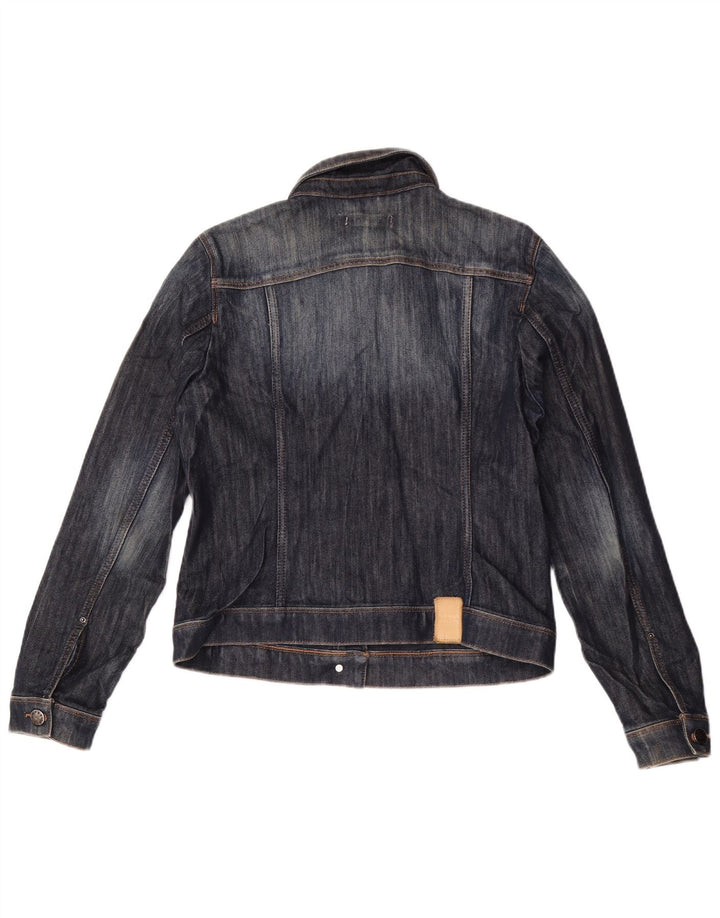 Damska kurtka dżinsowa ZARA Crop UK 18 XL granatowa