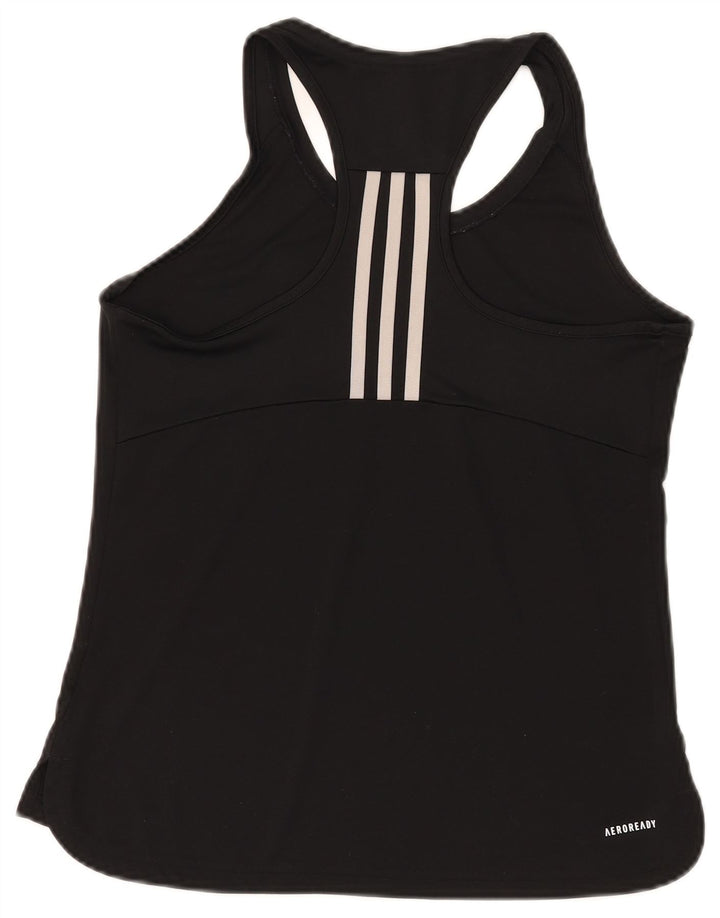 Damska kamizelka Adidas Aeroready Top UK 12/14 Średni Czarny Poliester