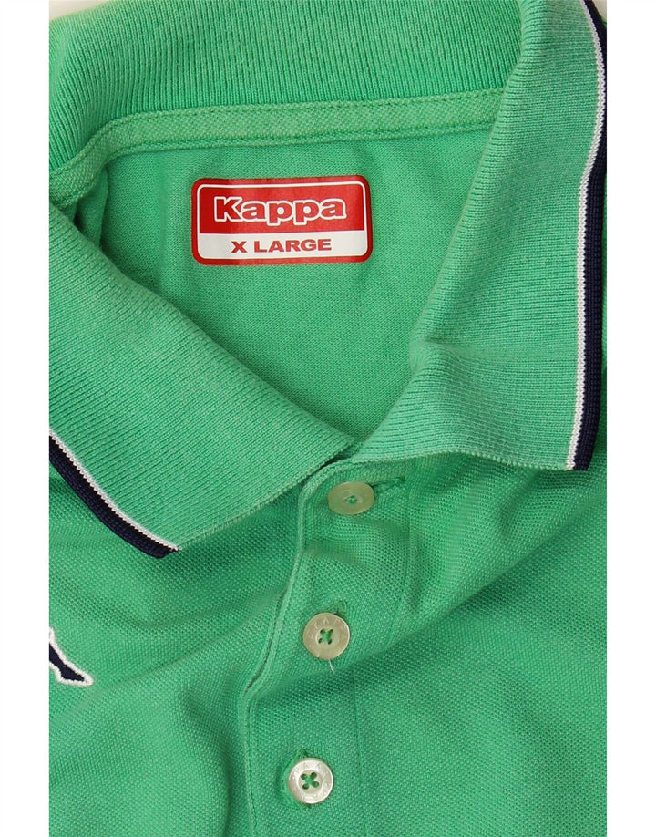 Męska koszulka polo XL Kappa w kolorze zielonym