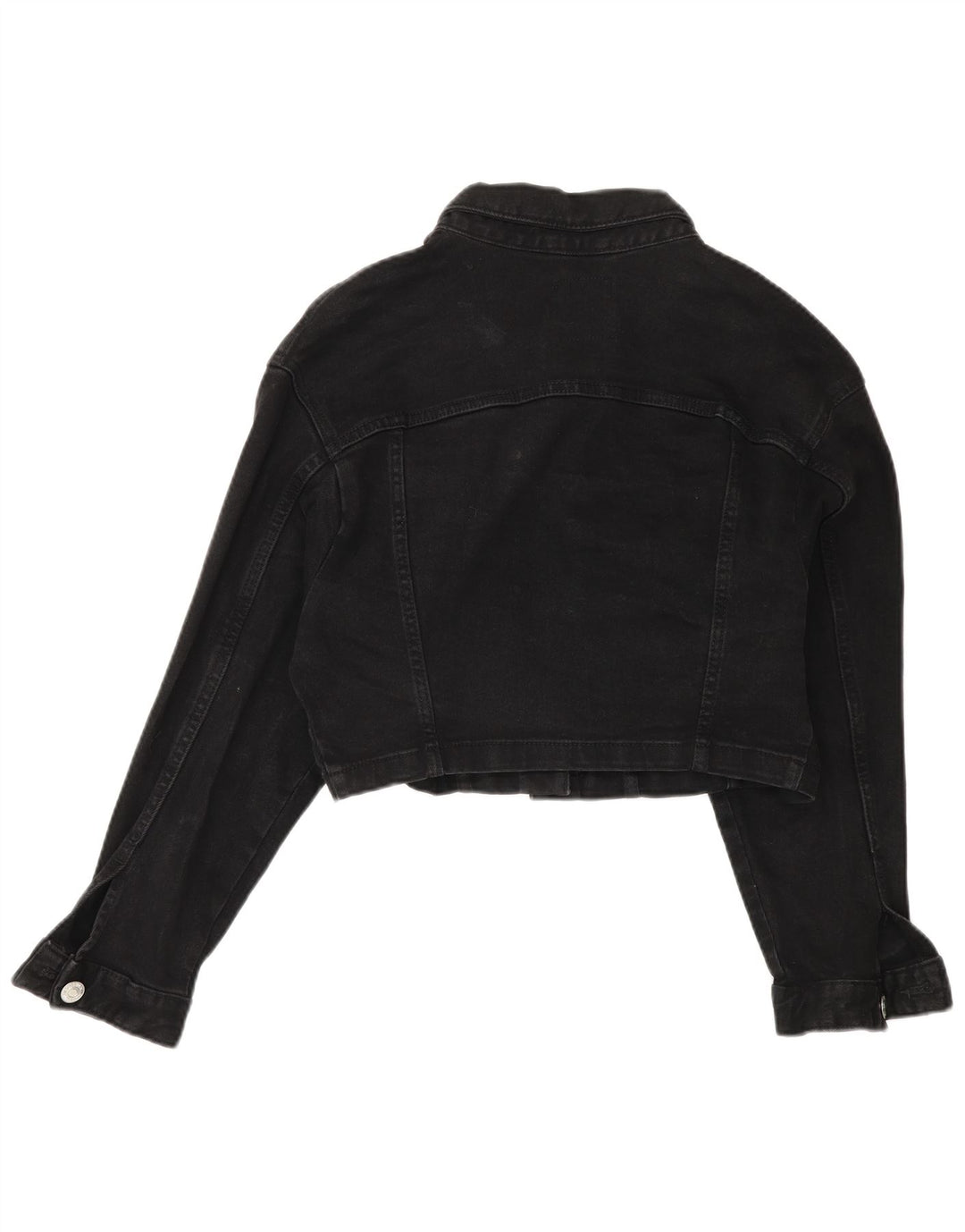 Damska kurtka dżinsowa Zara Oversize UK 14, średnia czarna
