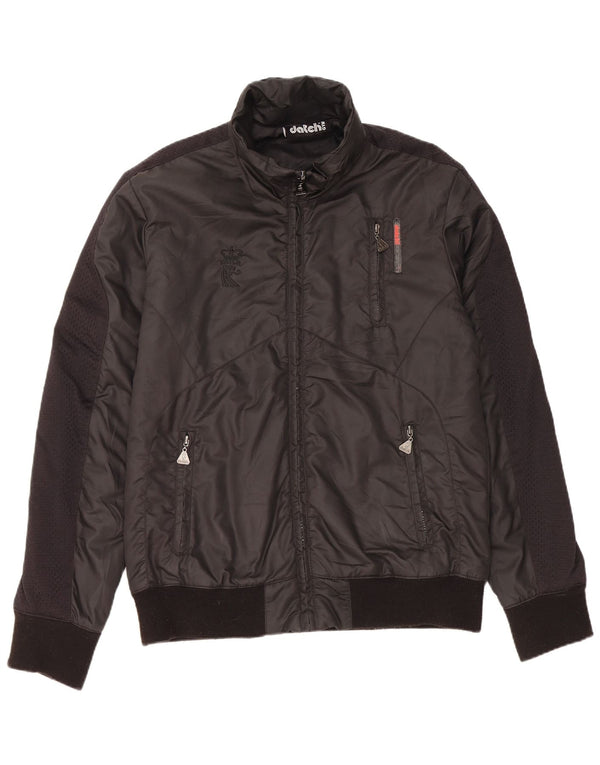 Męska kurtka bomberka DATCH UK 40, duża, czarna, poliester