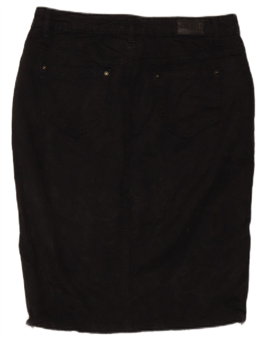 Vintage damska spódnica ołówkowa EU 40 Medium W30 Czarna bawełniana klasyczna