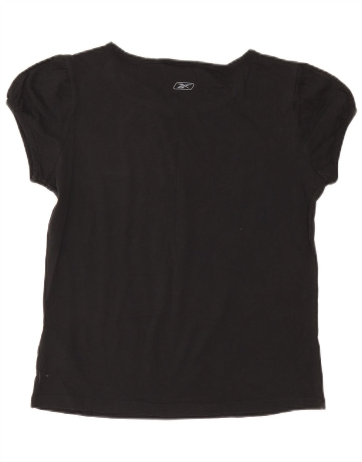 T-shirt damski Reebok Top UK 14, duży, szary, bawełniany