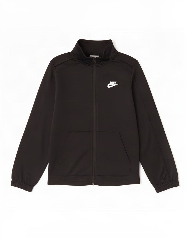Chłopięca kurtka dresowa Nike Graphic 10-11 lat, średni czarny poliester