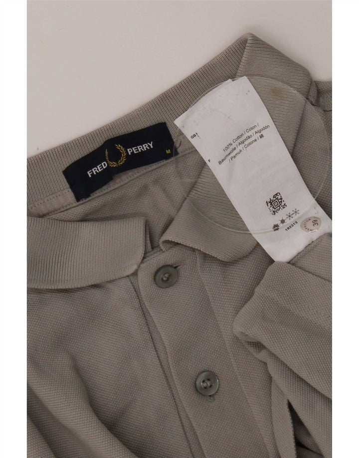 Męska koszulka polo Fred Perry, średnia szara bawełna