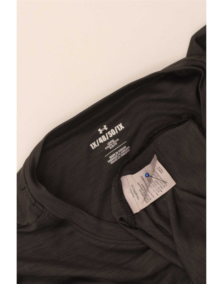 Męski t-shirt Under Armour XL, szary, nakrapiany poliester