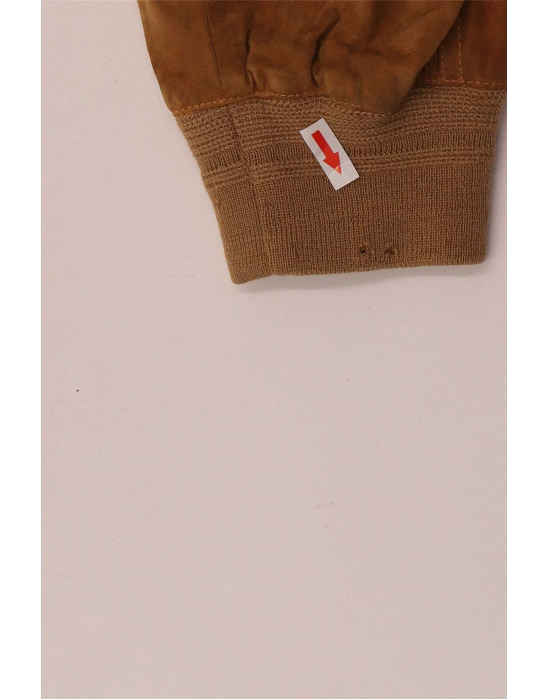 Vintage męska zamszowa kurtka IT 52 XL brązowa skóra
