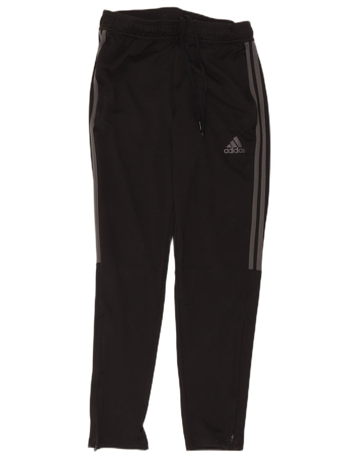 Damskie spodnie dresowe Adidas Aeroready UK 14, średni czarny poliester