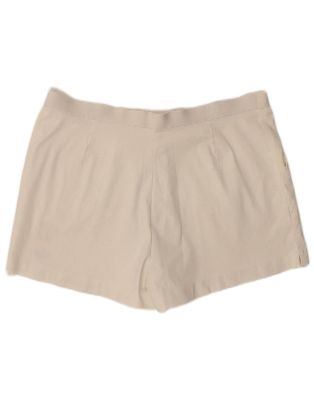 Damskie spodenki Chino Adidas W34, duże, białe, poliestrowe