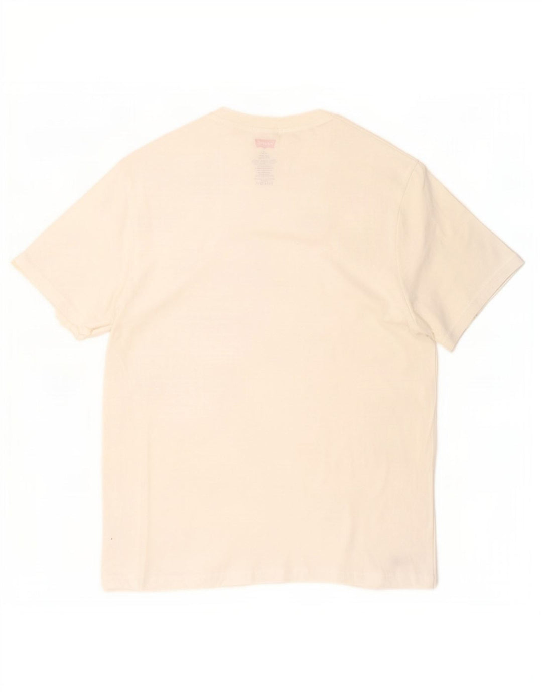 Męski T-shirt Levi's Top Średniej Białej Bawełny