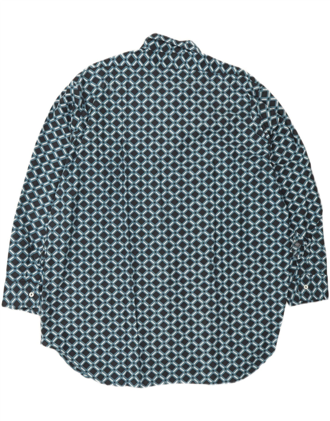 Koszula męska EICHSFELD KONFEKTION rozmiar 44 XL Niebieska geometryczna retro