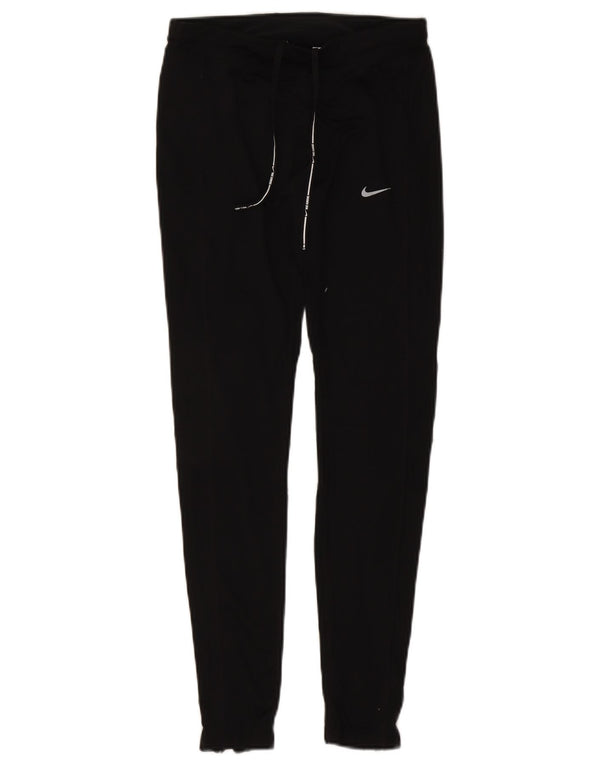 Legginsy damskie Nike UK 8, małe, czarne, poliestrowe