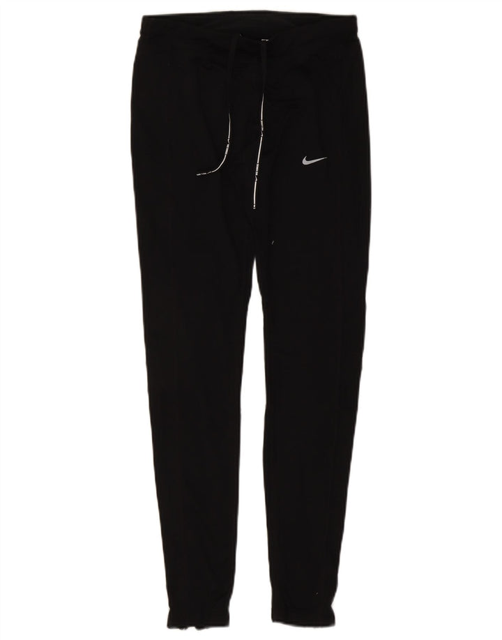 Legginsy damskie Nike UK 8, małe, czarne, poliestrowe