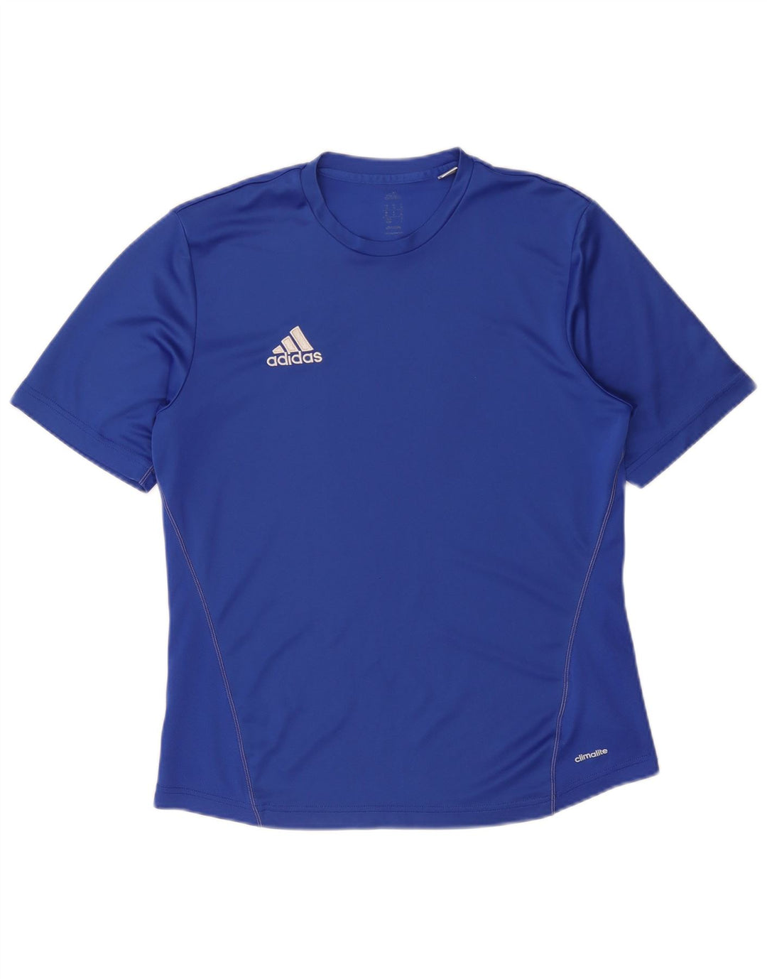 Adidas Męska koszulka Climalite Top, średni niebieski poliester