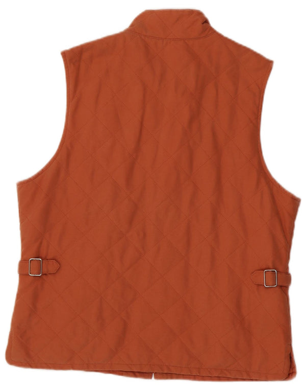 Damska pikowana kamizelka Orvis UK 14 Medium Orange Poliester