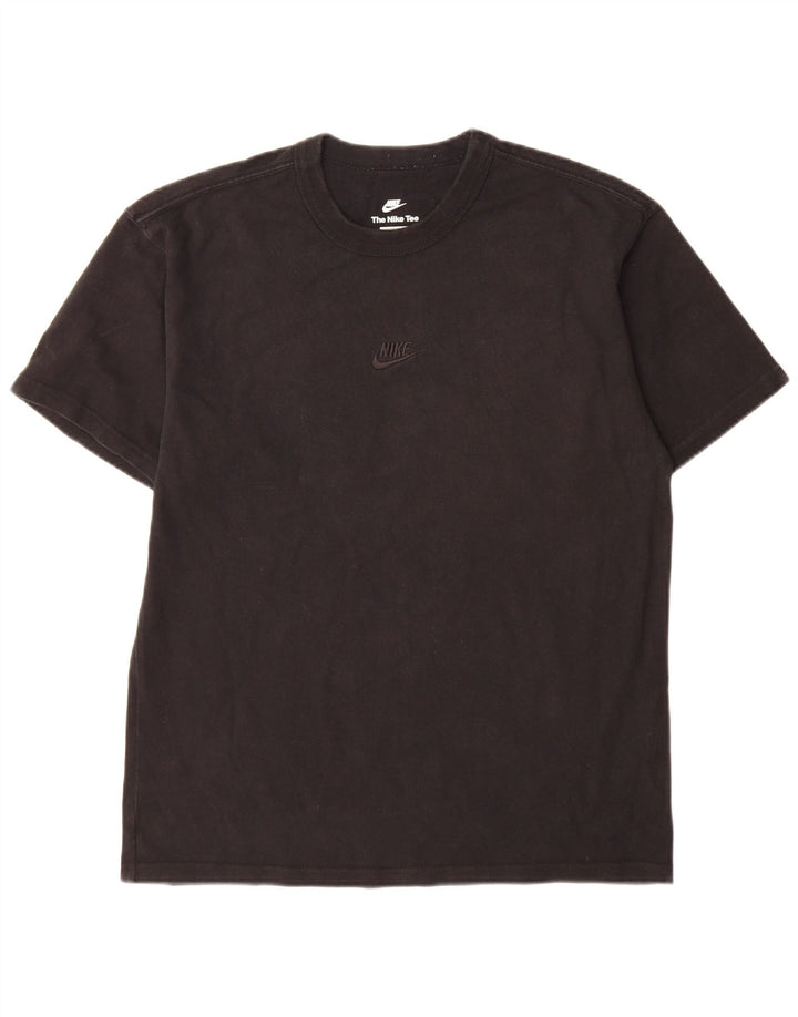 T-shirt męski Nike, średni czarny, bawełniany