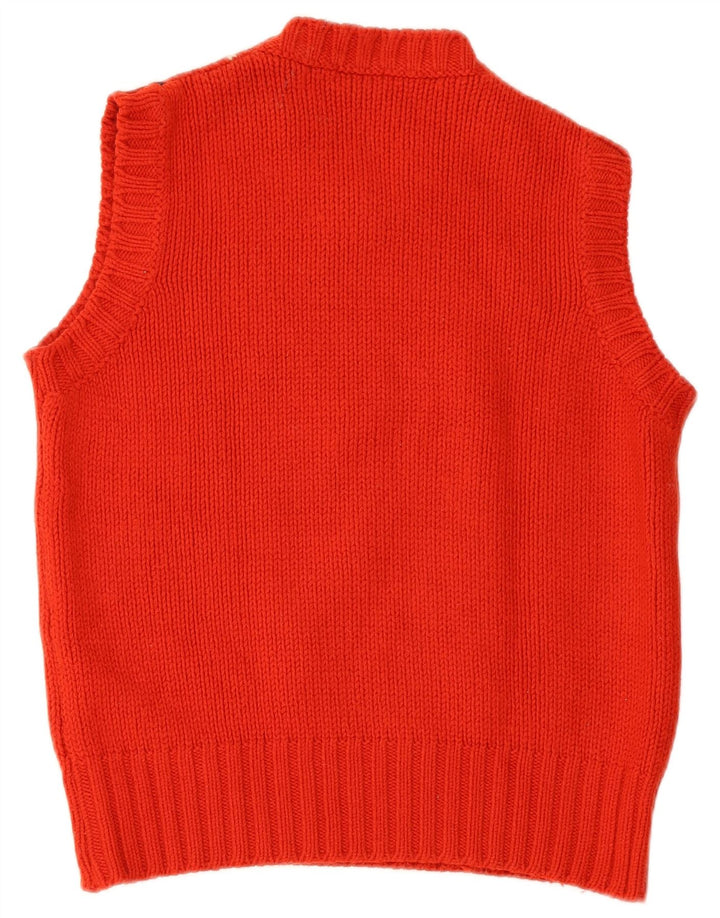 Bezrękawnik damski Sisley UK 16 Large Red Argyle/Diament