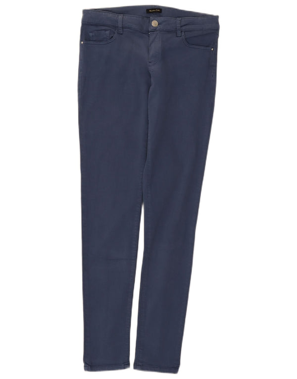 Spodnie damskie Massimo Dutti Skinny Casual EU 38 Small W28 L29 Granatowe