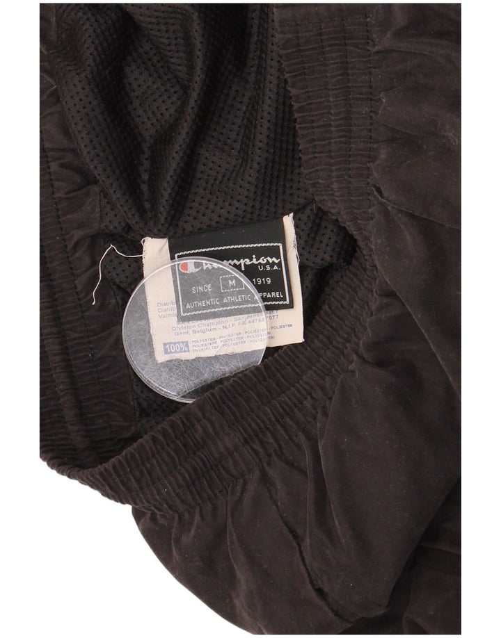 Męskie spodnie dresowe CHAMPION, średni czarny poliester