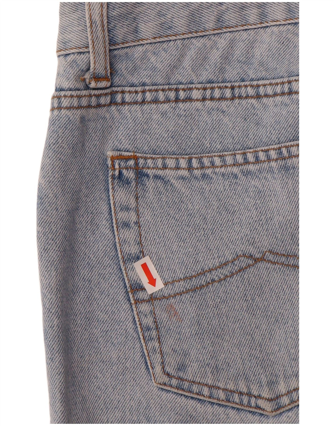 Damskie jeansy z wysokim stanem CASUCCI IT 50 XL W28 L29 Niebieskie bawełniane