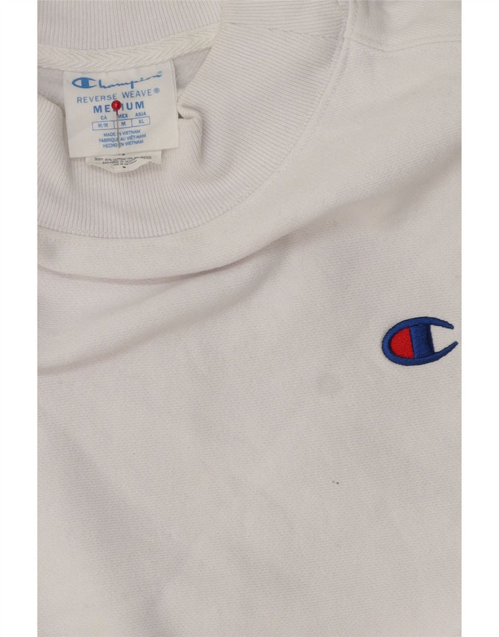 Damska bluza Champion Crop Sweatshirt UK 14 Średnia biała bawełna