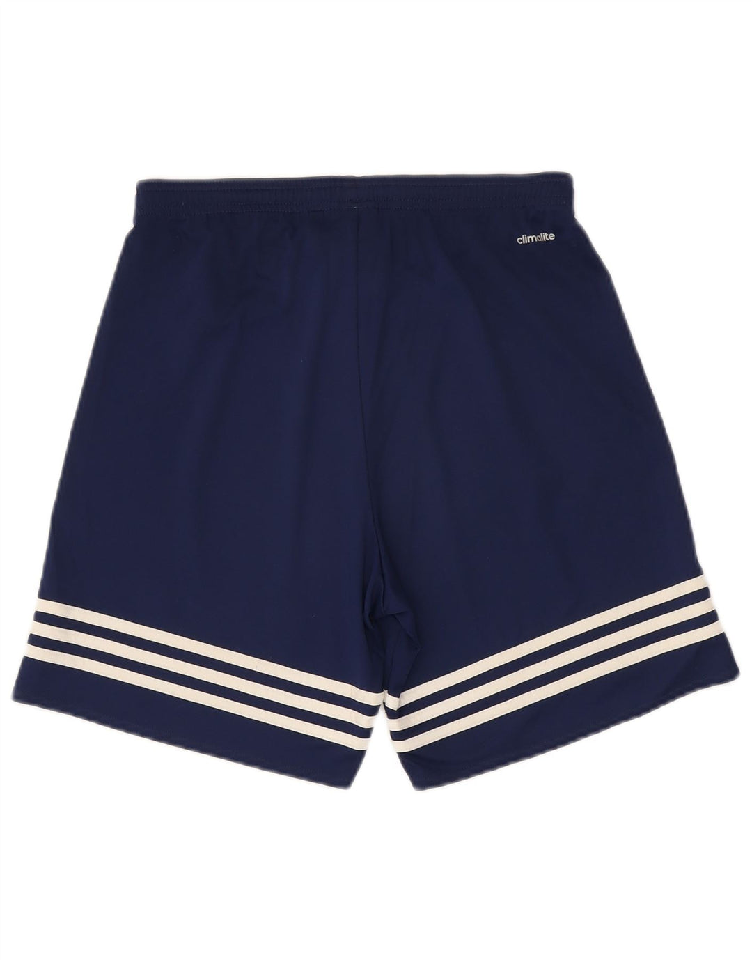 Męskie spodenki sportowe Adidas Climalite, małe, granatowe, poliestrowe