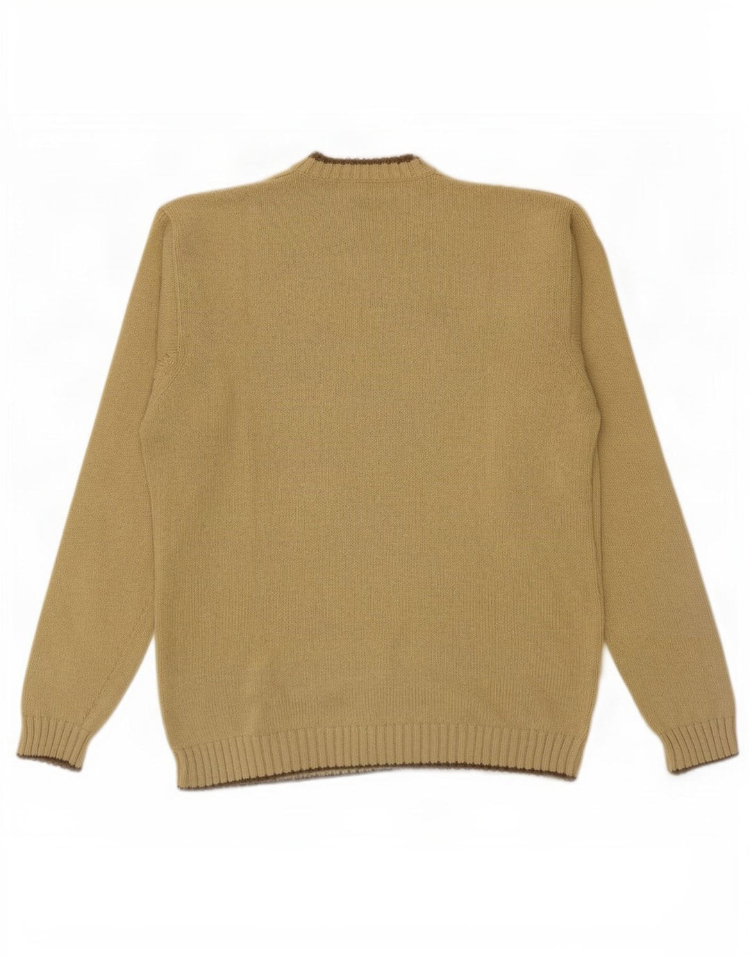Męski sweter Timberland z dekoltem w szpic, duży, zielony, bawełniany