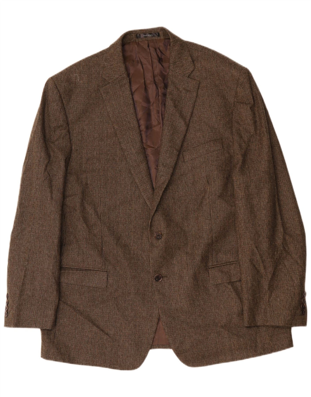 Ralph Lauren Męska marynarka zapinana na 2 guziki UK 46 XL Brązowa wełna