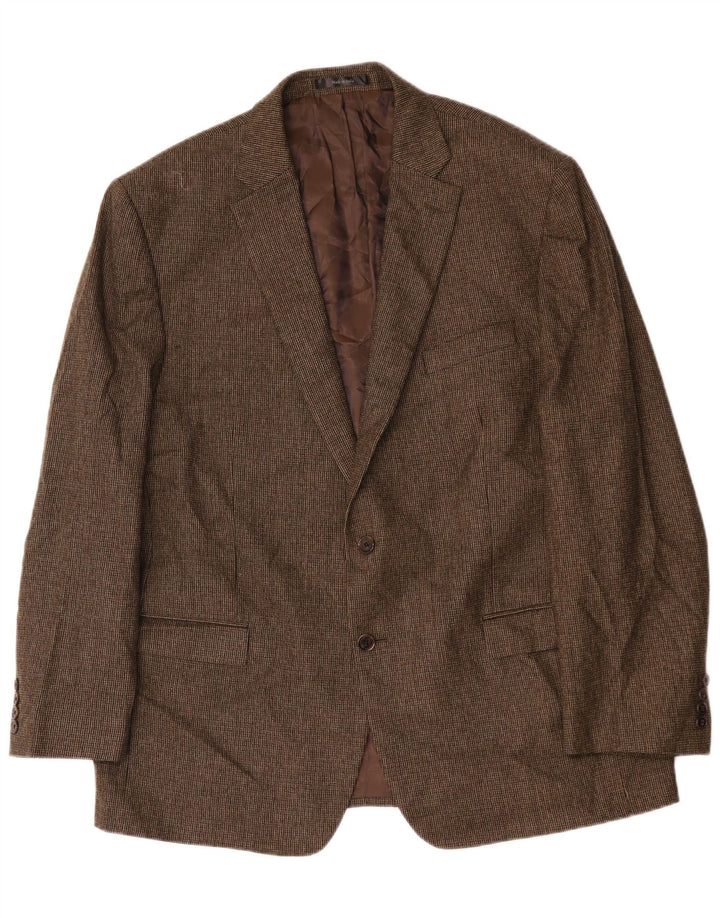 Ralph Lauren Męska marynarka zapinana na 2 guziki UK 46 XL Brązowa wełna