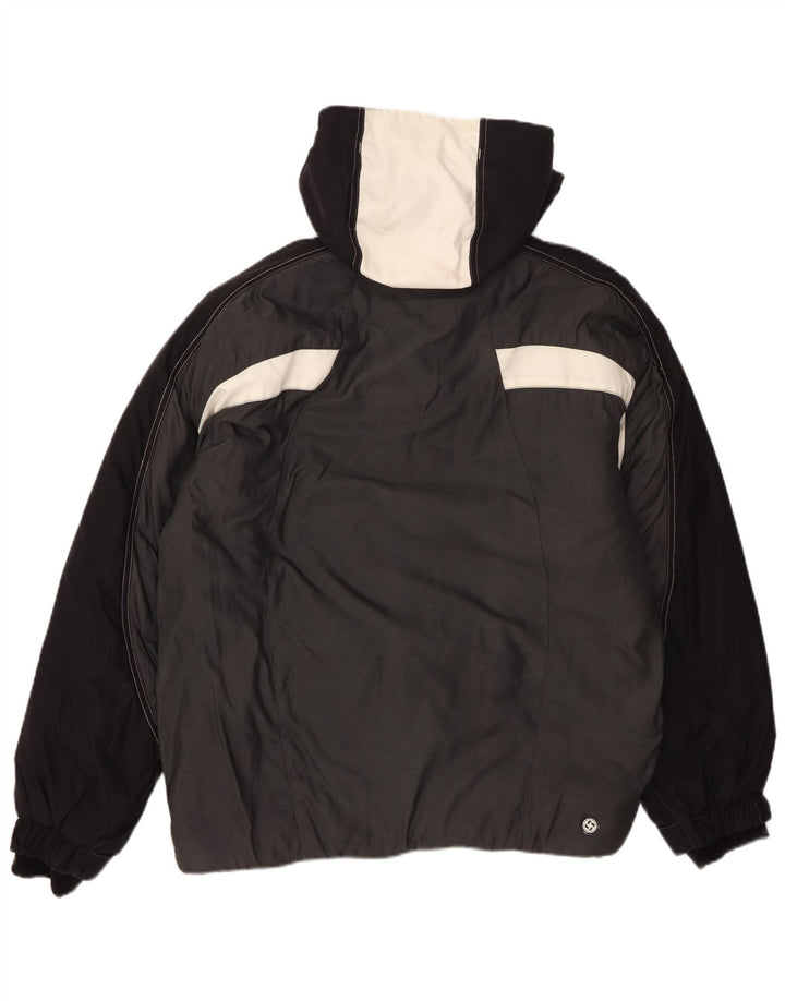 Męska kurtka narciarska z kapturem i luźnym krojem Colmar IT 46 Small Grey Colorblock