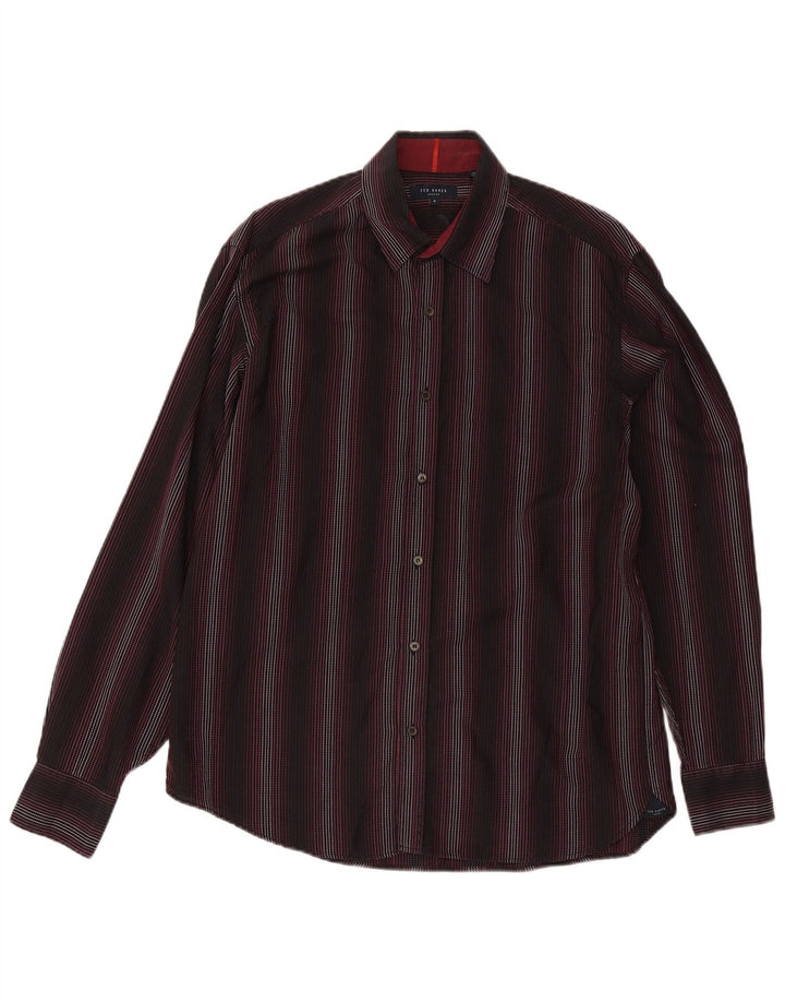 Koszula męska Ted Baker, rozmiar 5, XL, w czarne paski