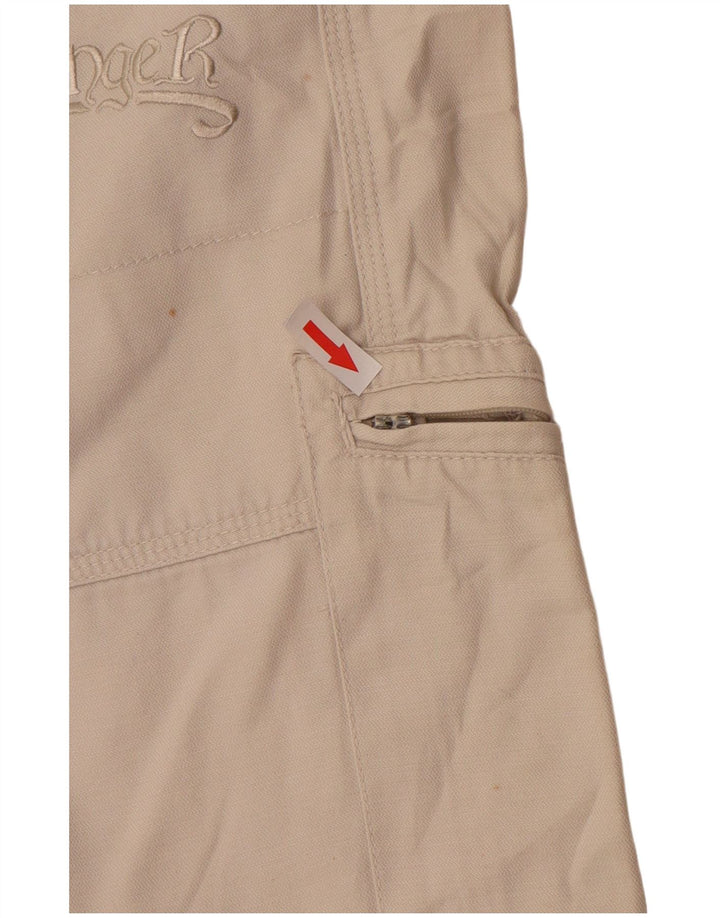 Męskie spodenki cargo w stylu vintage IT 44 XS W34 Biała bawełna