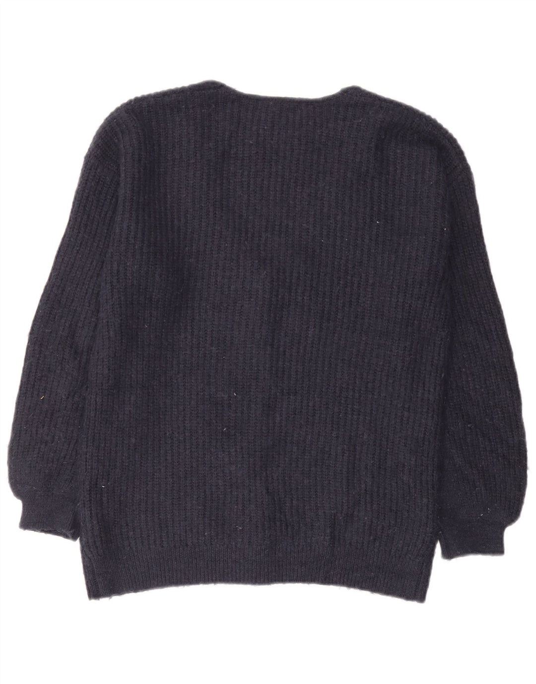 Marks & Spencer Damski sweter oversize UK 10, mały, granatowy