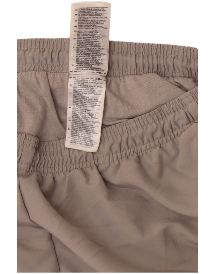 Męskie spodnie dresowe Adidas, duże, szare, poliestrowe