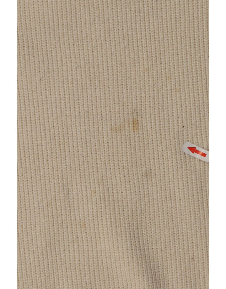 Damska sukienka sweterkowa Zara UK 14 Średni Beż Wiskoza