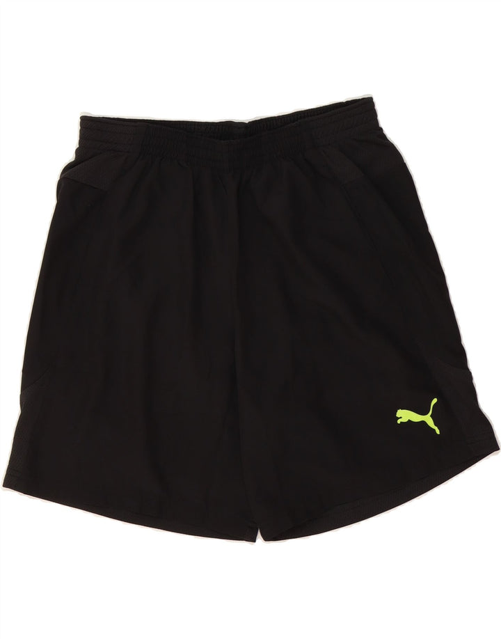 PUMA Mens Sport Shorts Large Black Polyester Vintage Puma and Second-Hand Puma from Messina Hembry 