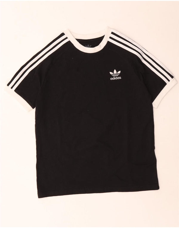 T-shirt chłopięcy ADIDAS 11-12 lat, czarny, bawełniany