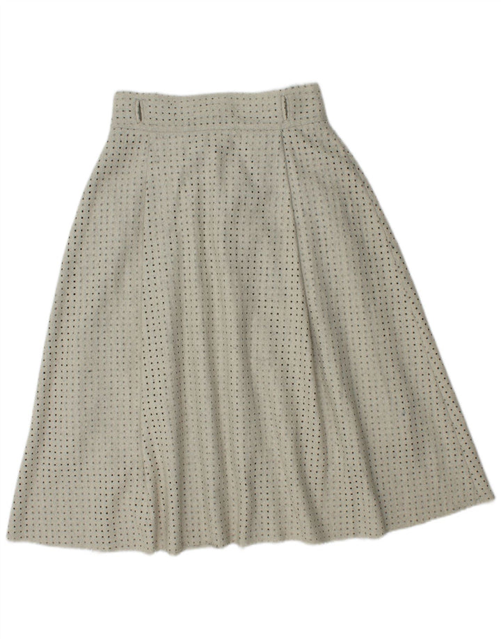 ZARA Womens A-Line Skirt Small W26  Grey Polyester