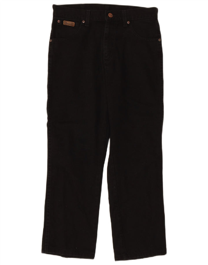 Męskie jeansy WRANGLER Texas Straight W30 L26, czarne, bawełniane
