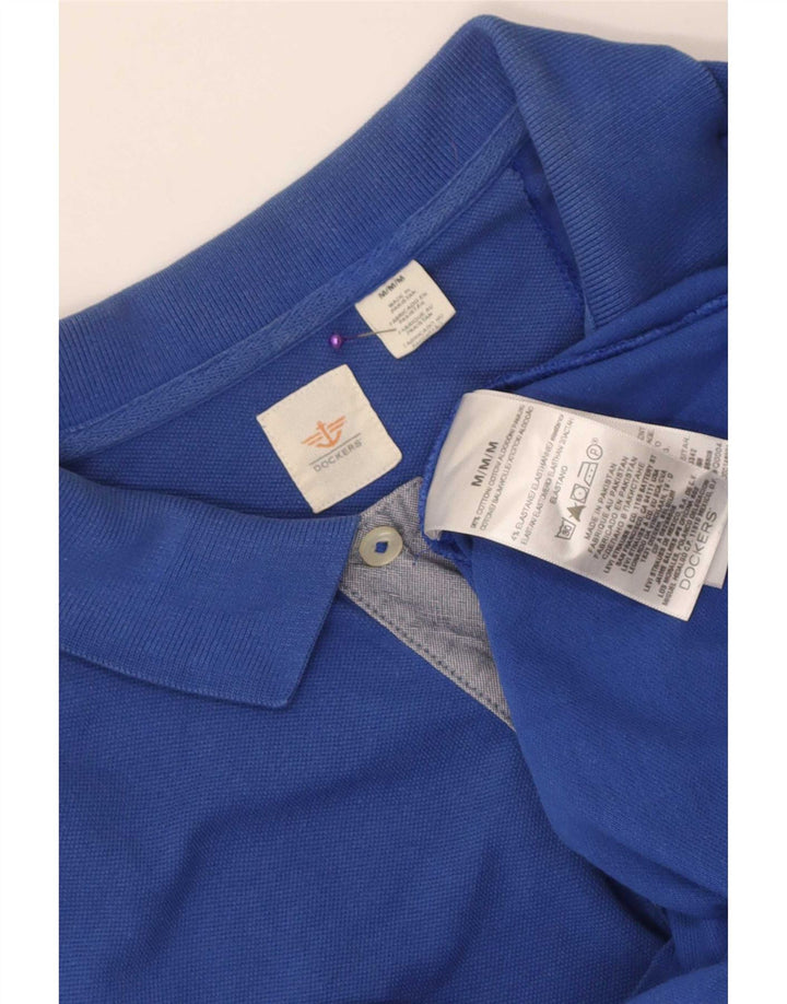 Męska koszulka polo Dockers Tall Medium Blue, bawełniana