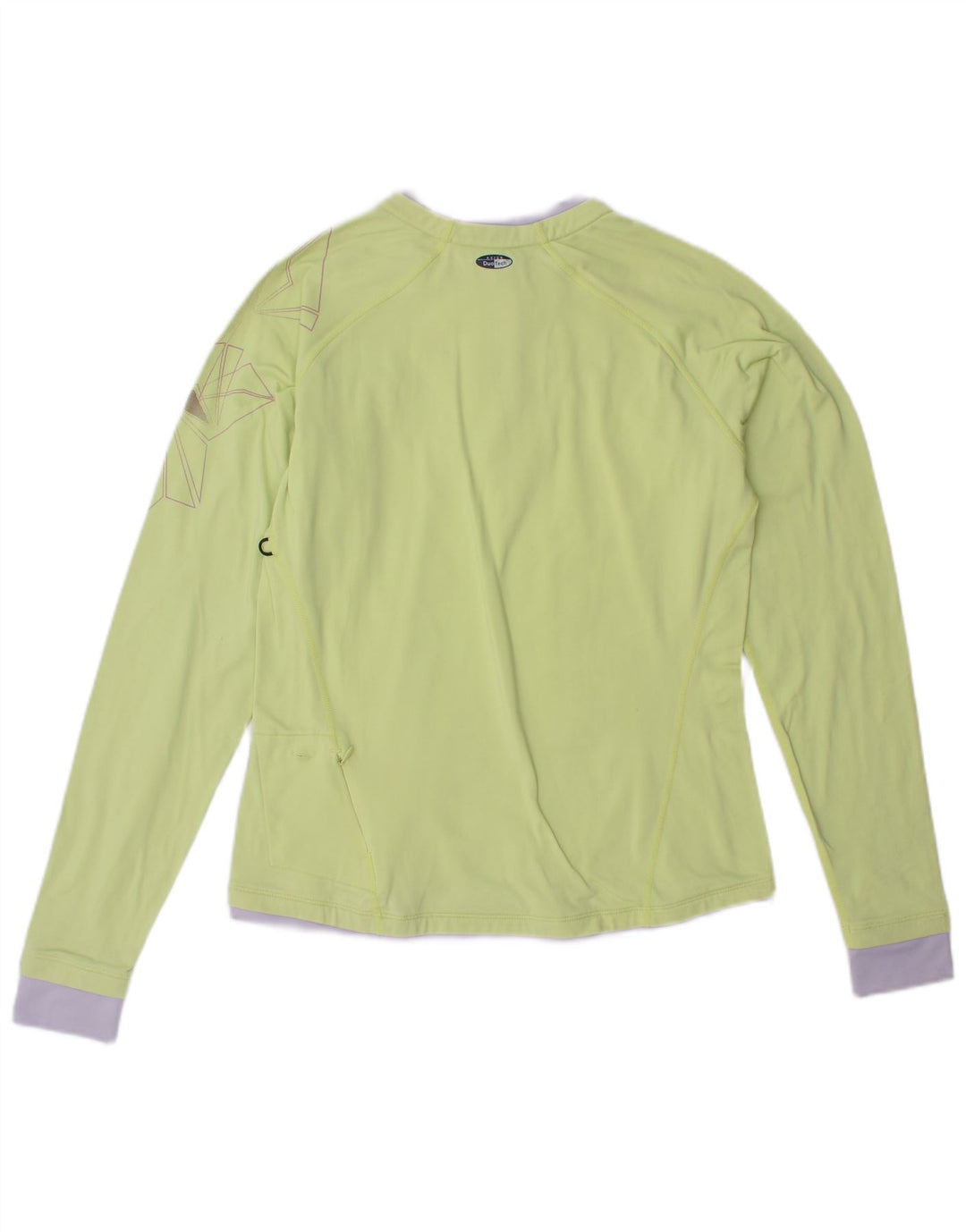 Damski dres ASICS z grafiką, top UK 10, mały zielony blok kolorów