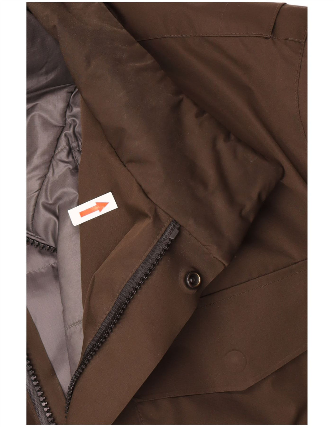 Męska ocieplana kurtka Massimo Dutti UK 42 XL, brązowa, poliester