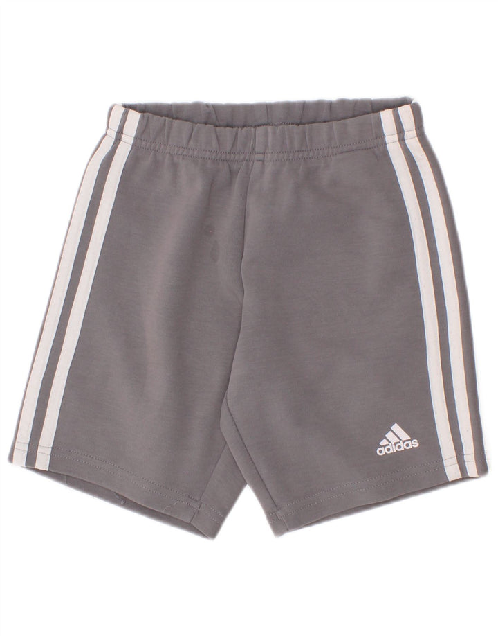 Chłopięce spodenki sportowe Adidas 5-6 lat, szara bawełna